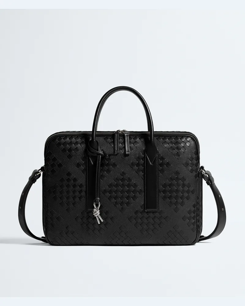 Bottega Veneta Getaway Aktentasche-Schwarz - Herren Schwarz