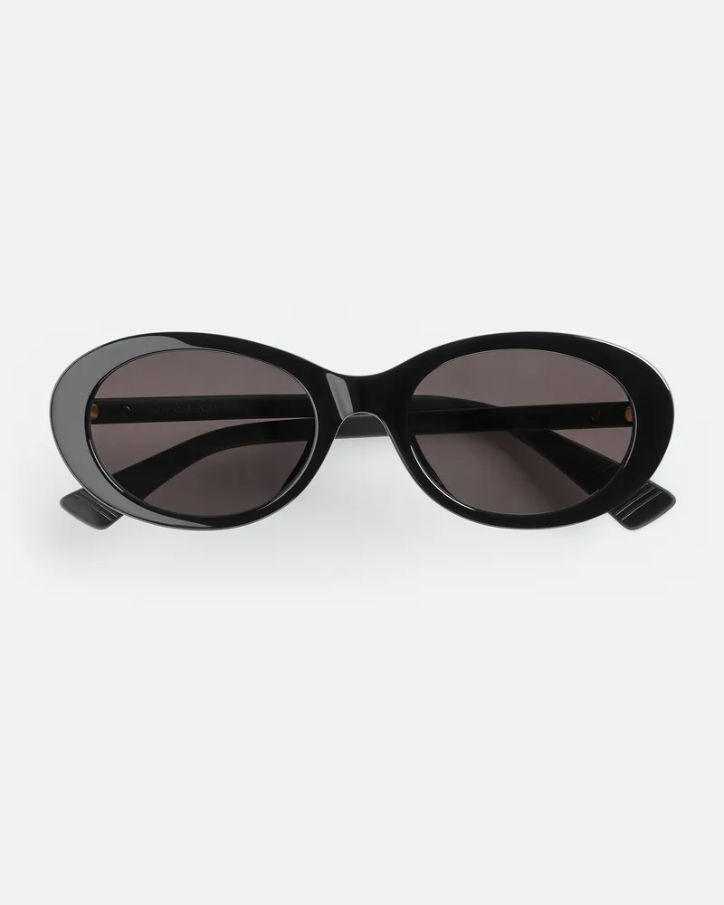 Bottega Veneta Ovale Classic Sonnenbrille Black