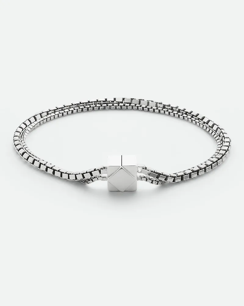 Bottega Veneta Stack Armband - Silver - Damen Silver