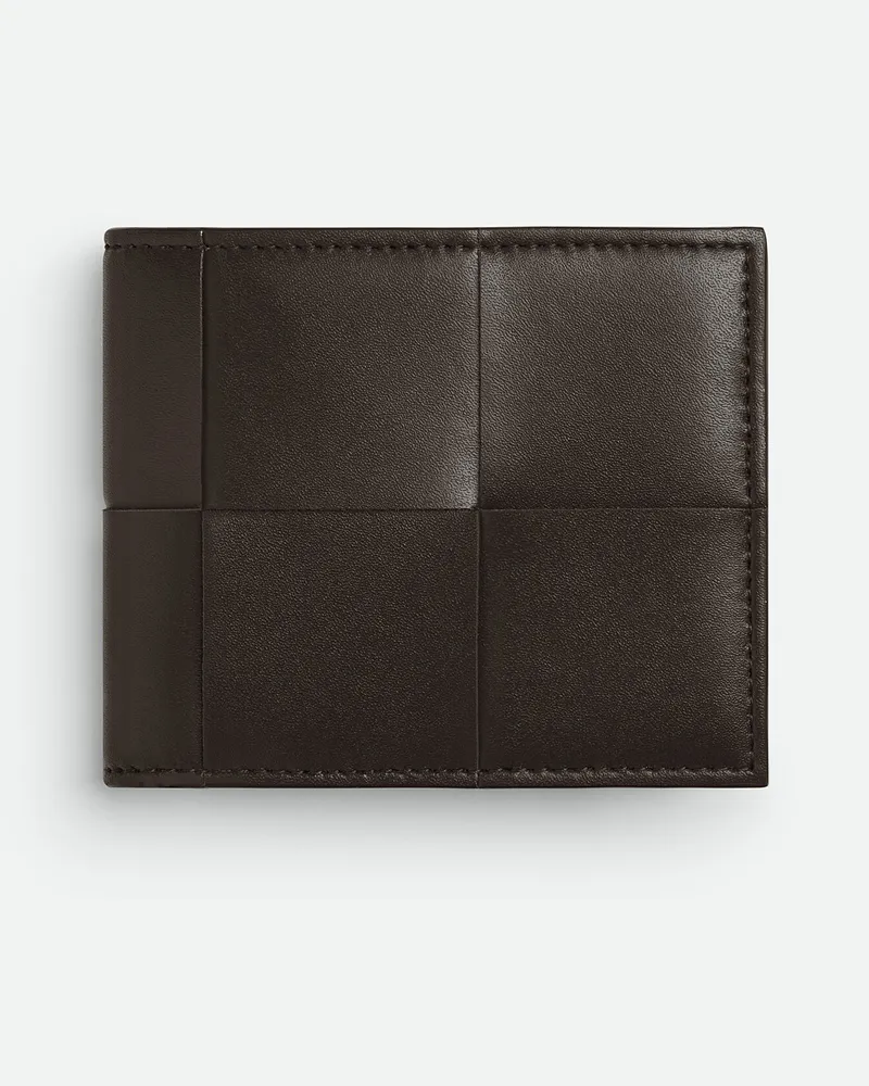 Bottega Veneta Cassette Bi-fold Portemonnaie Mit Münzfach Fondant
