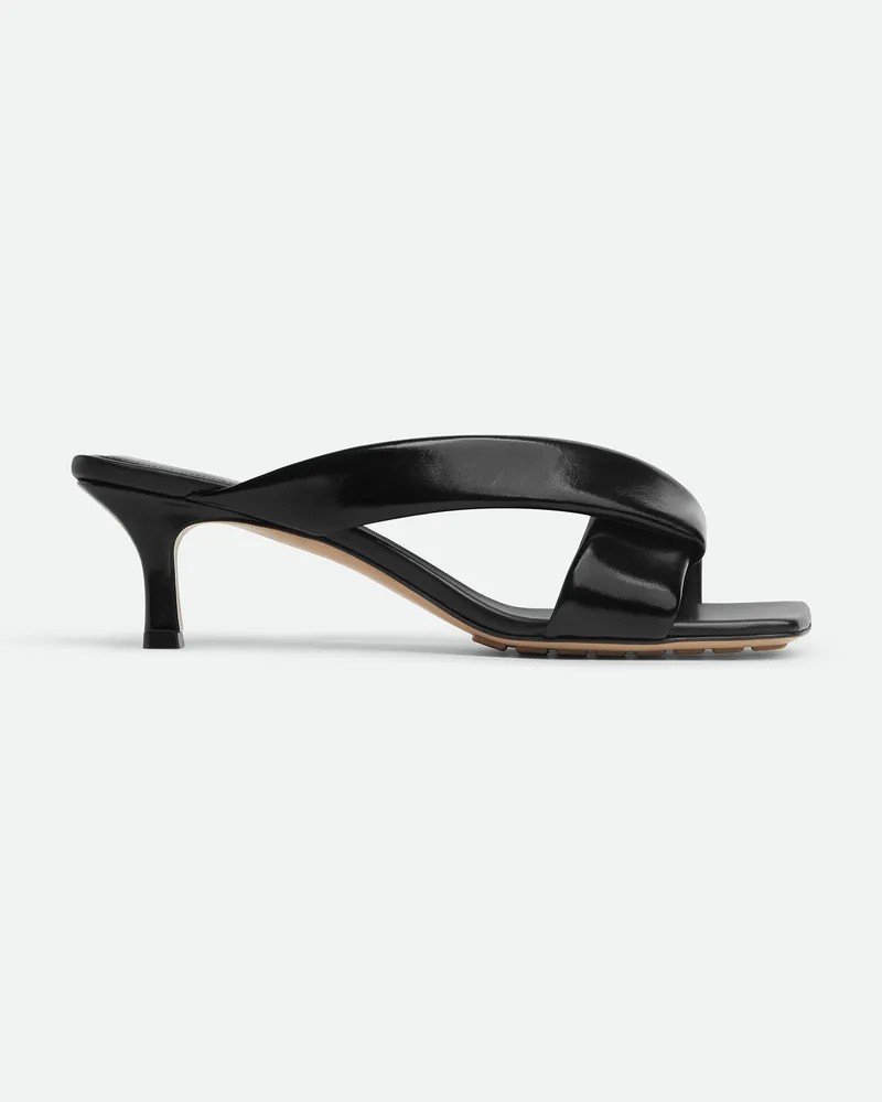Bottega Veneta Riva Mules Black