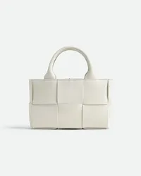 Bottega Veneta Candy Arco Tote Henkeltasche White