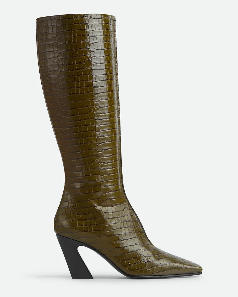 Bottega Veneta Lewis Stiefel Olive