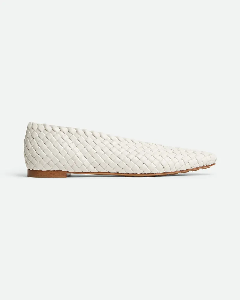 Bottega Veneta Sofia Ballerinas - Weiss - Damen 100 % Lammleder Weiss