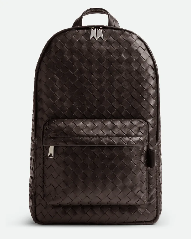 Bottega Veneta Intrecciato Rucksack - Braun - Herren - 100 % Kalbsleder Braun