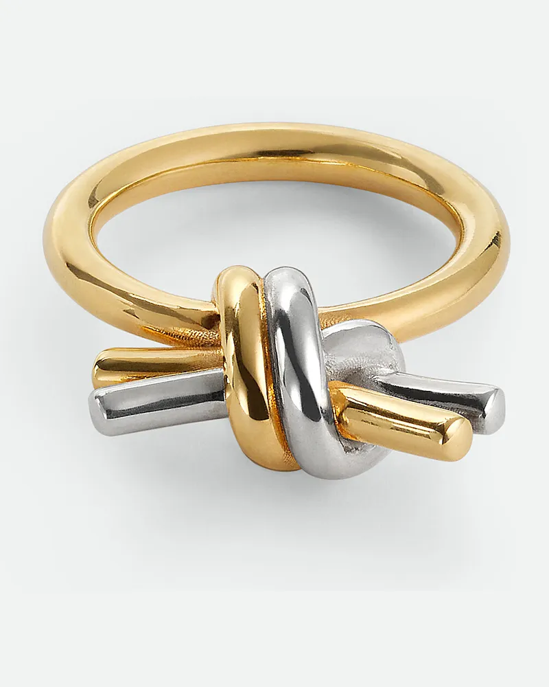 Bottega Veneta Knot Ring Silver