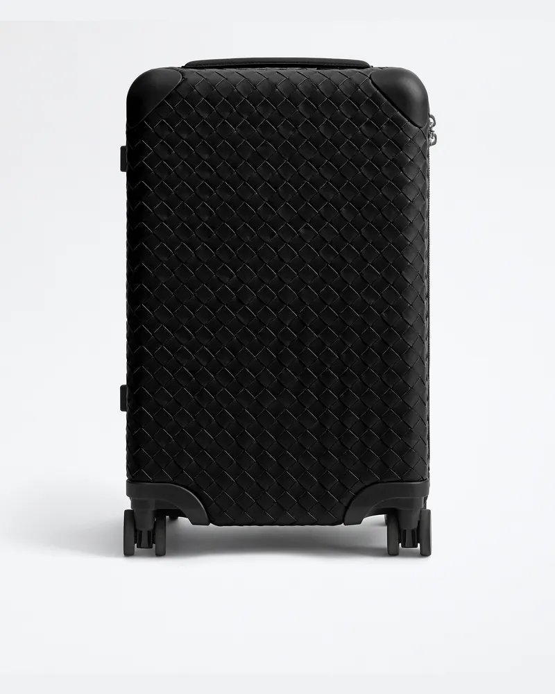 Bottega Veneta Odyssey Intrecciato Handgepäck-Koffer-Schwarz - Unisex Schwarz