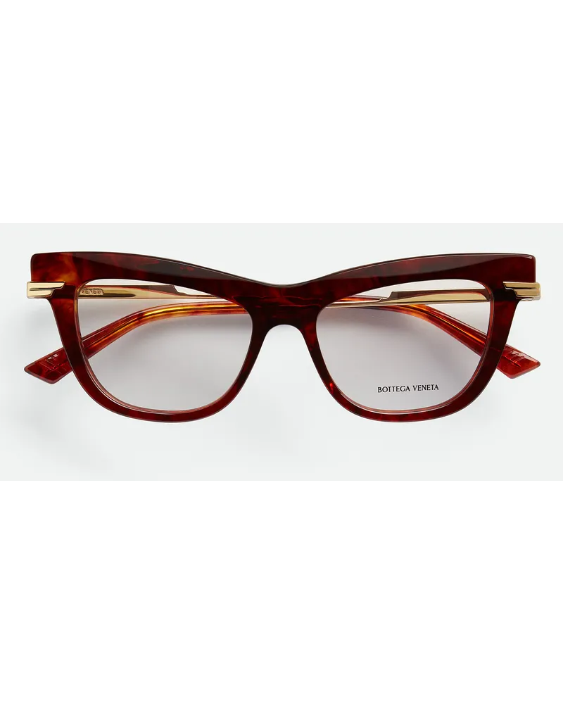 Bottega Veneta Classic Recycled e Cat Eye Brille Havana