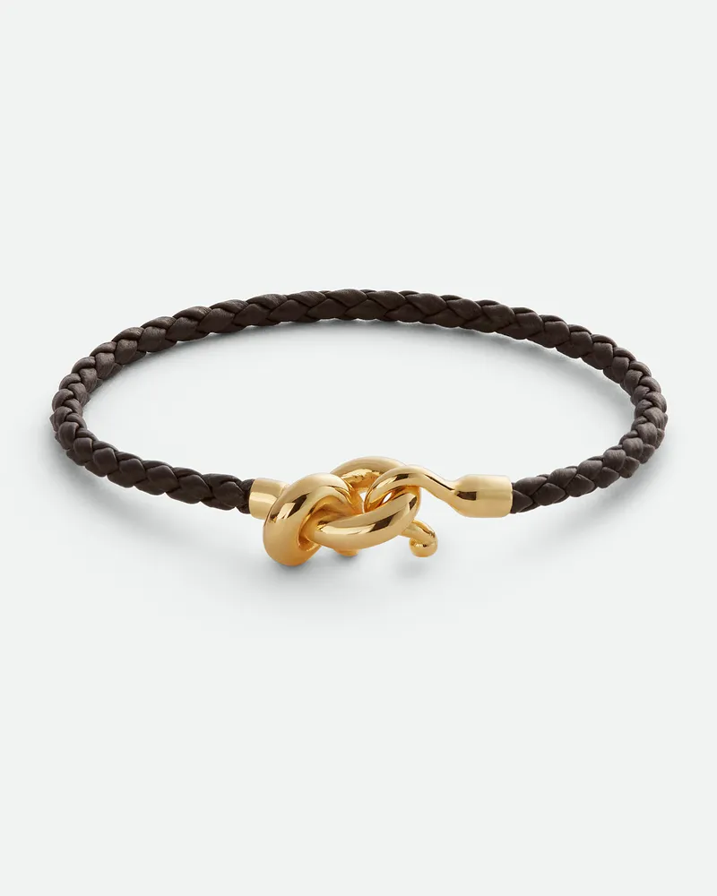 Bottega Veneta Knot Lederarmband Fondant