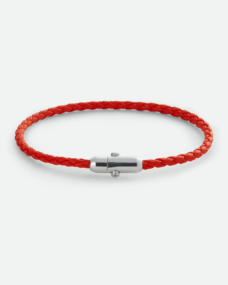 Bottega Veneta Lederarmband - Rot - Herren Rot