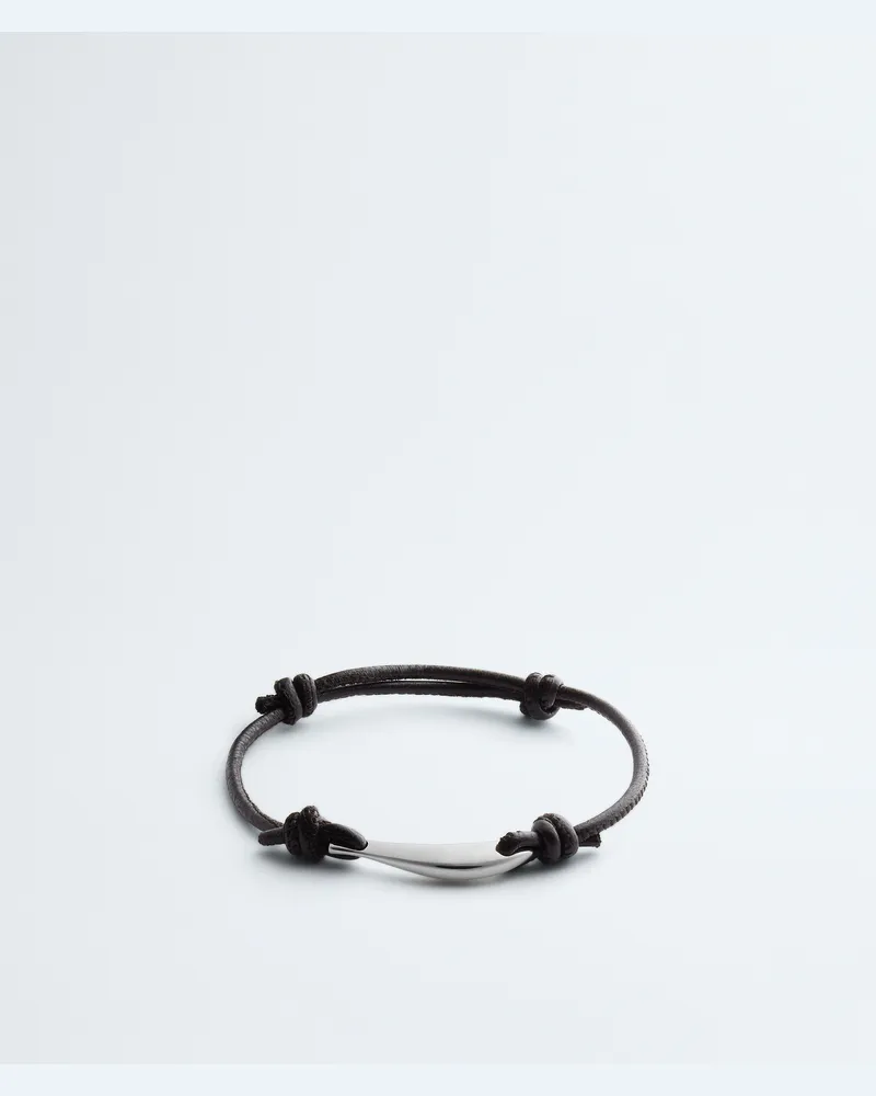 Bottega Veneta Sardine Armband aus Leder-Braun - Damen Braun