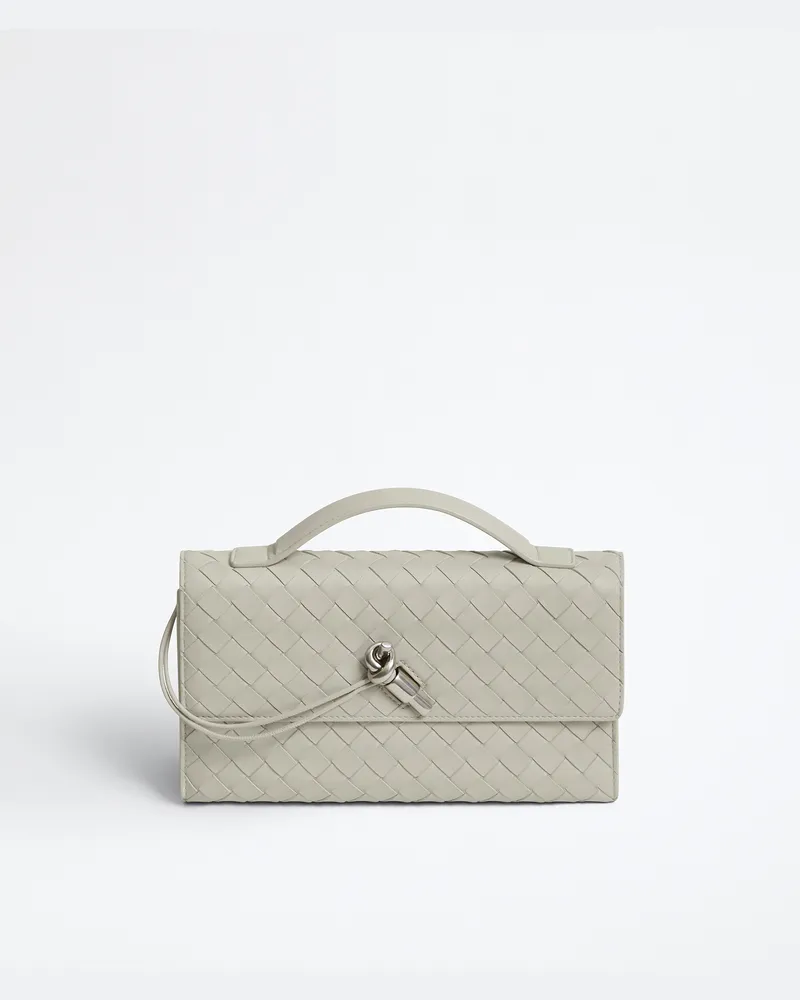 Bottega Veneta Andiamo Clutch 25-Weiss - Damen Weiss