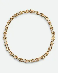 Bottega Veneta Nest Chain Halskette Yellow