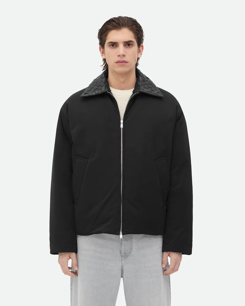 Bottega Veneta Tech Nylon teppjacke Black