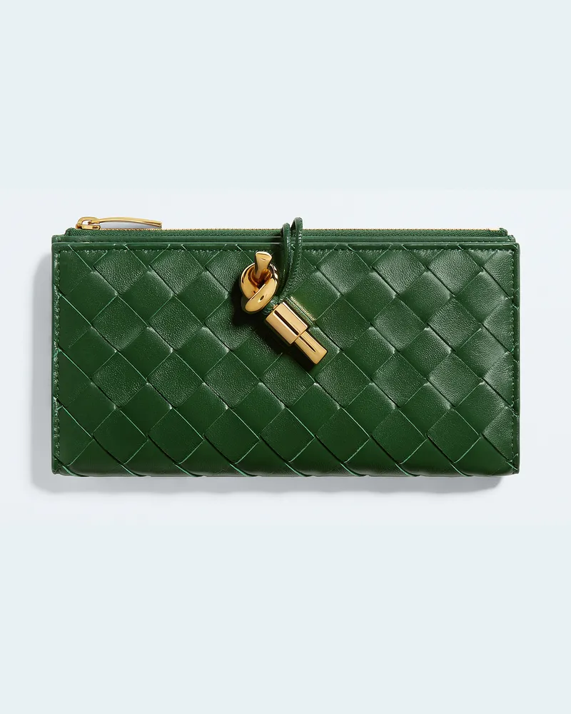 Bottega Veneta Lange Andiamo Brieftasche-Grün - Damen Grün