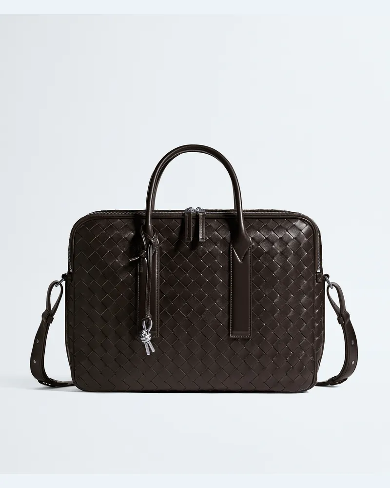 Bottega Veneta Getaway Aktentasche - Braun - Herren - 100 % Kalbsleder Braun