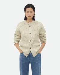 Bottega Veneta Oversizedcardigan Aus Texturierter, Gerippter Wolle Dove