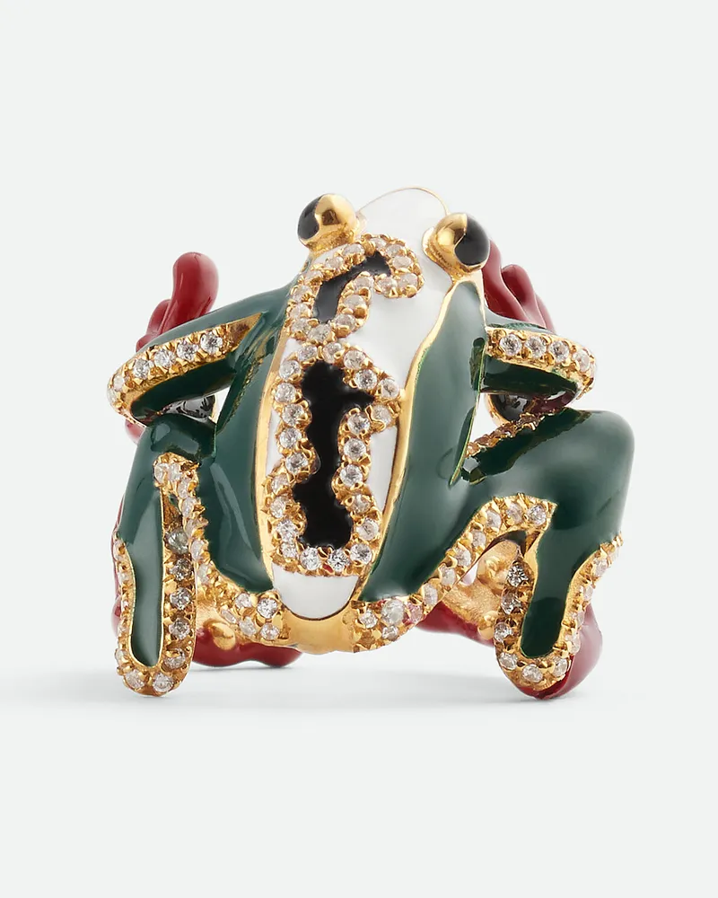 Bottega Veneta Rana Ring White