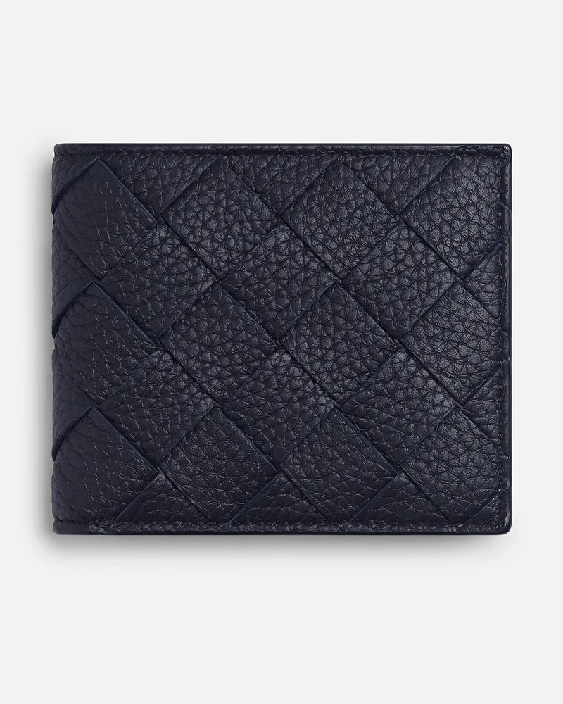 Bottega Veneta Intrecciato Bi-fold Portemonnaie Nocturnal