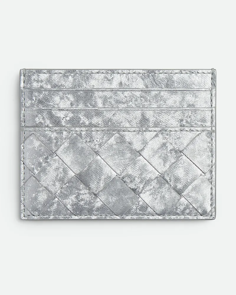 Bottega Veneta Intrecciato Kartenetui - Silver - Damen Silver