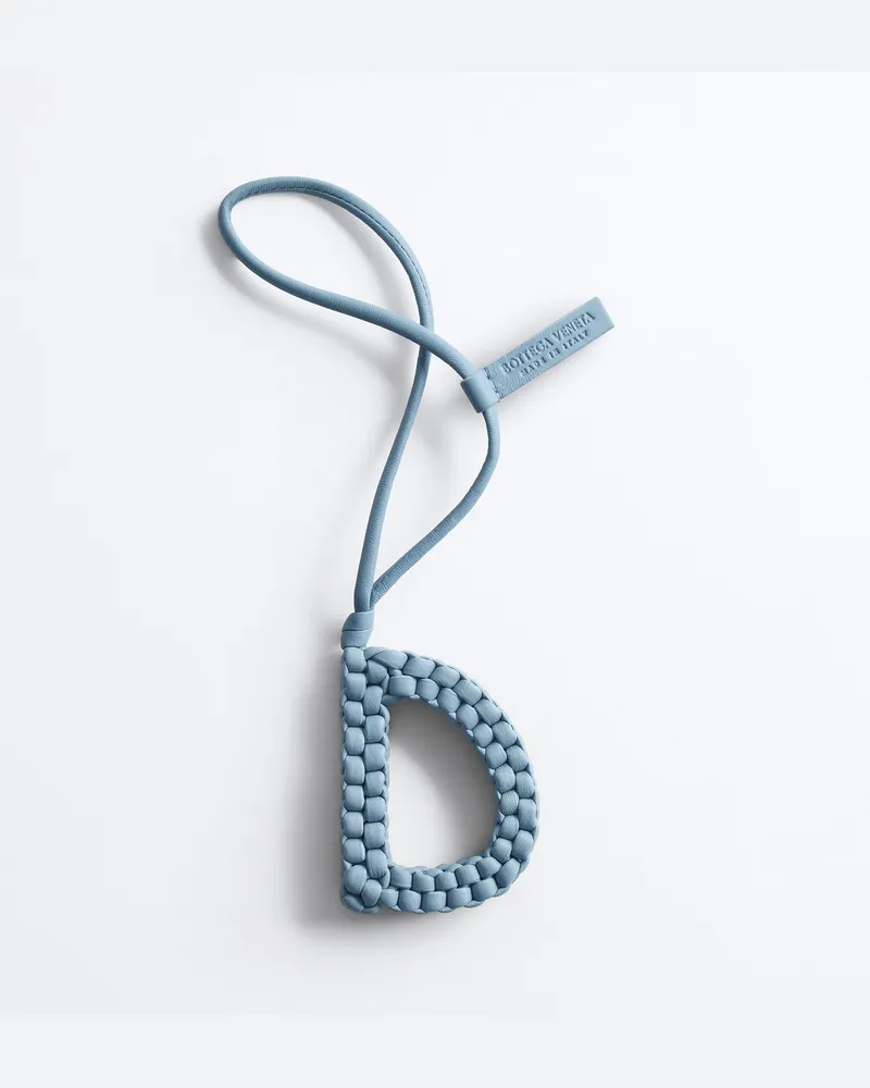 Bottega Veneta Buchstabe D-Charm-Blau - Unisex Blau