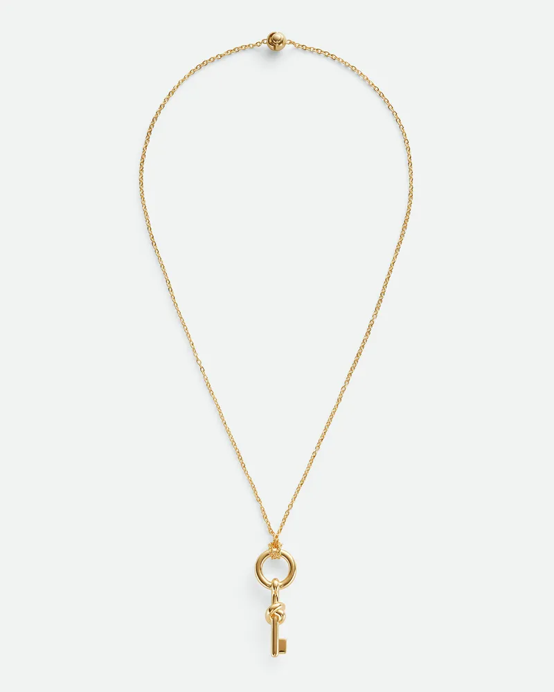 Bottega Veneta Key Knot Halskette Yellow