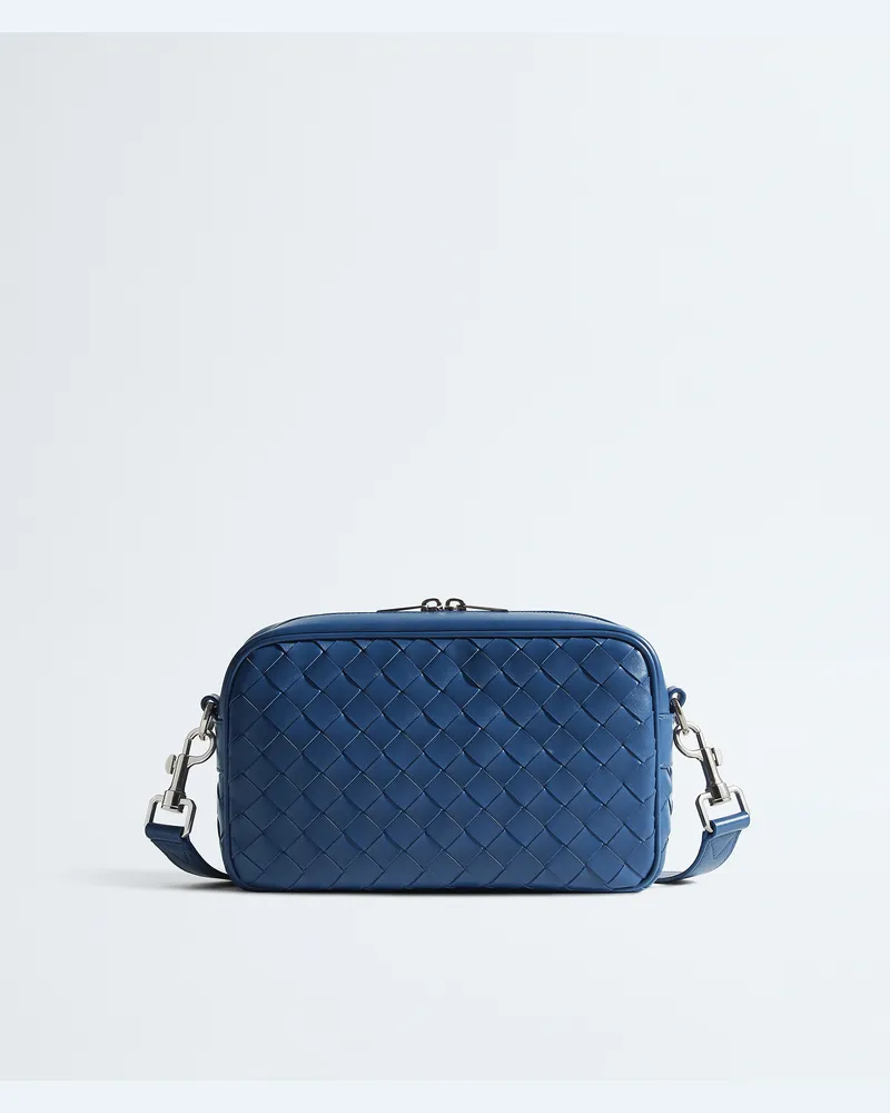 Bottega Veneta Kleine Intrecciato Camera Bag - Blau - Herren Blau