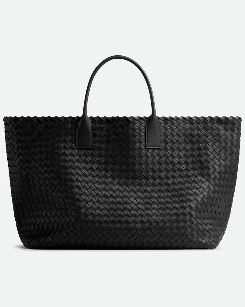 Bottega Veneta Maxi Cabat Black
