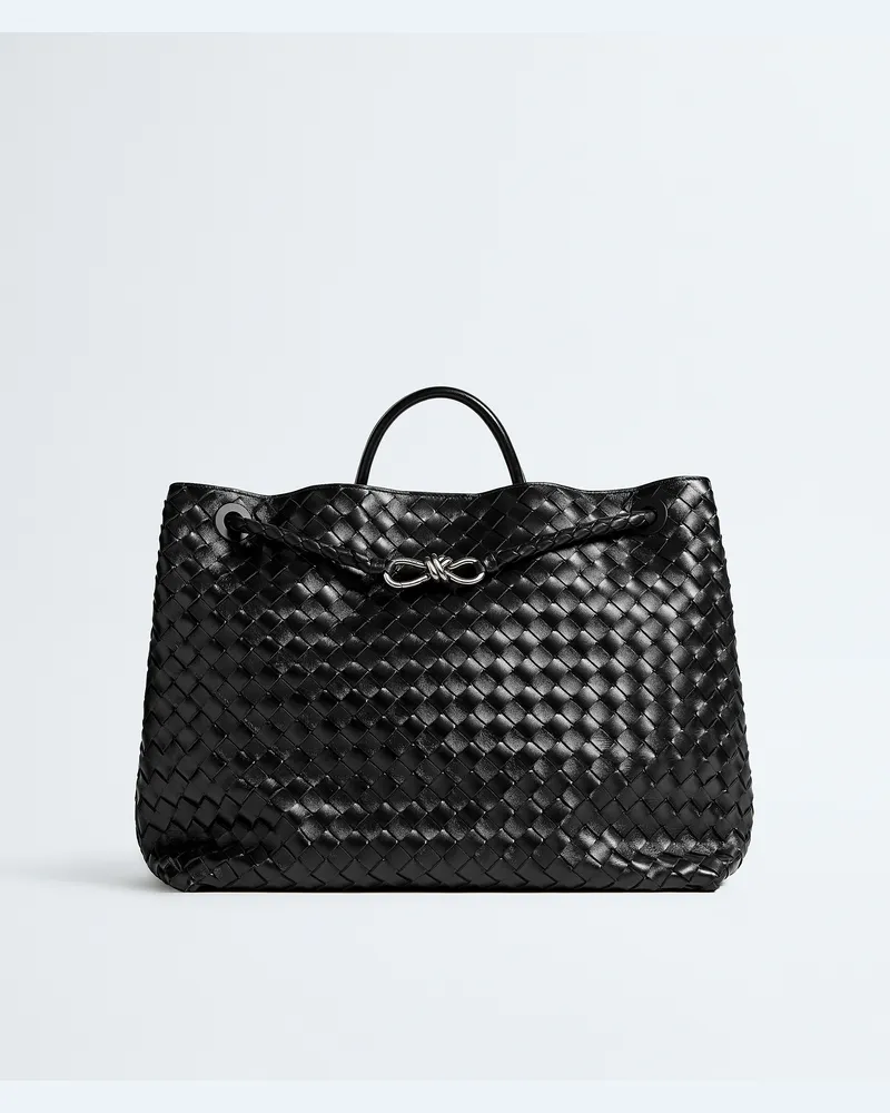 Bottega Veneta Große Andiamo - Schwarz - Damen - 100 % Lammleder Schwarz