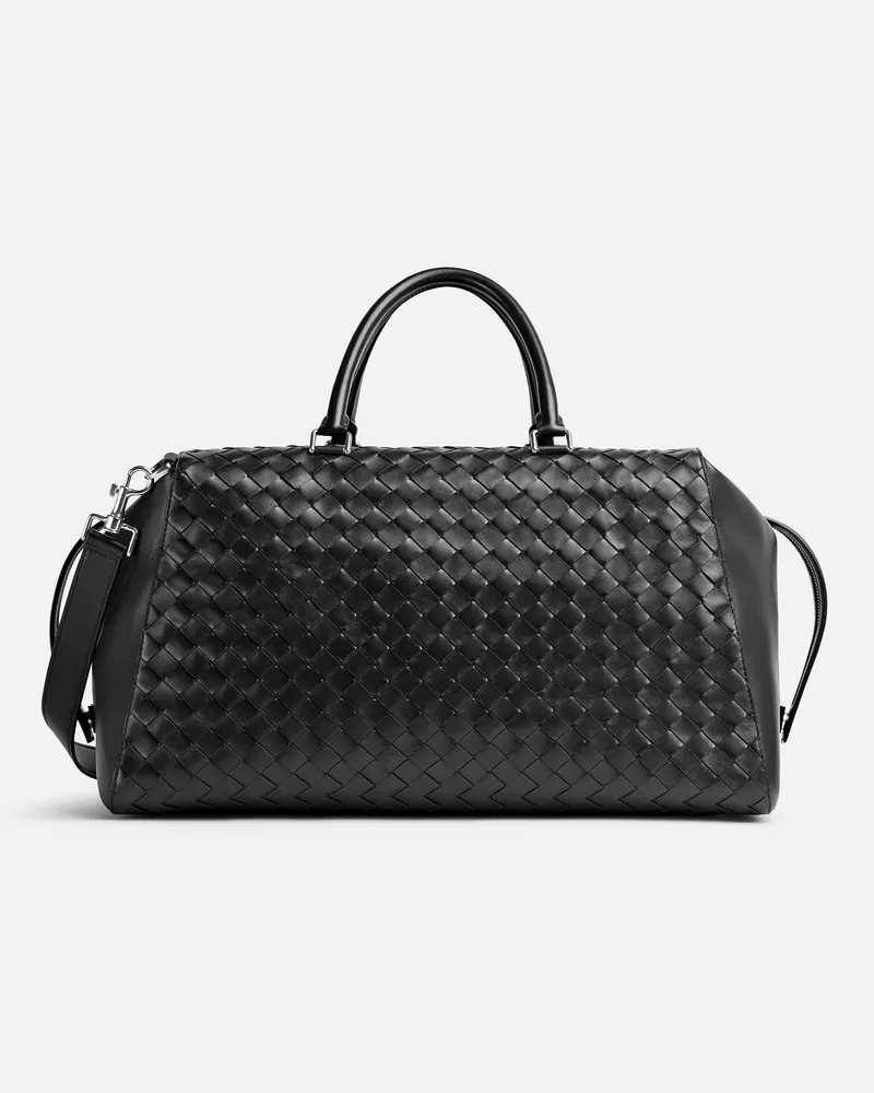 Bottega Veneta Zip Tape Weekender Black
