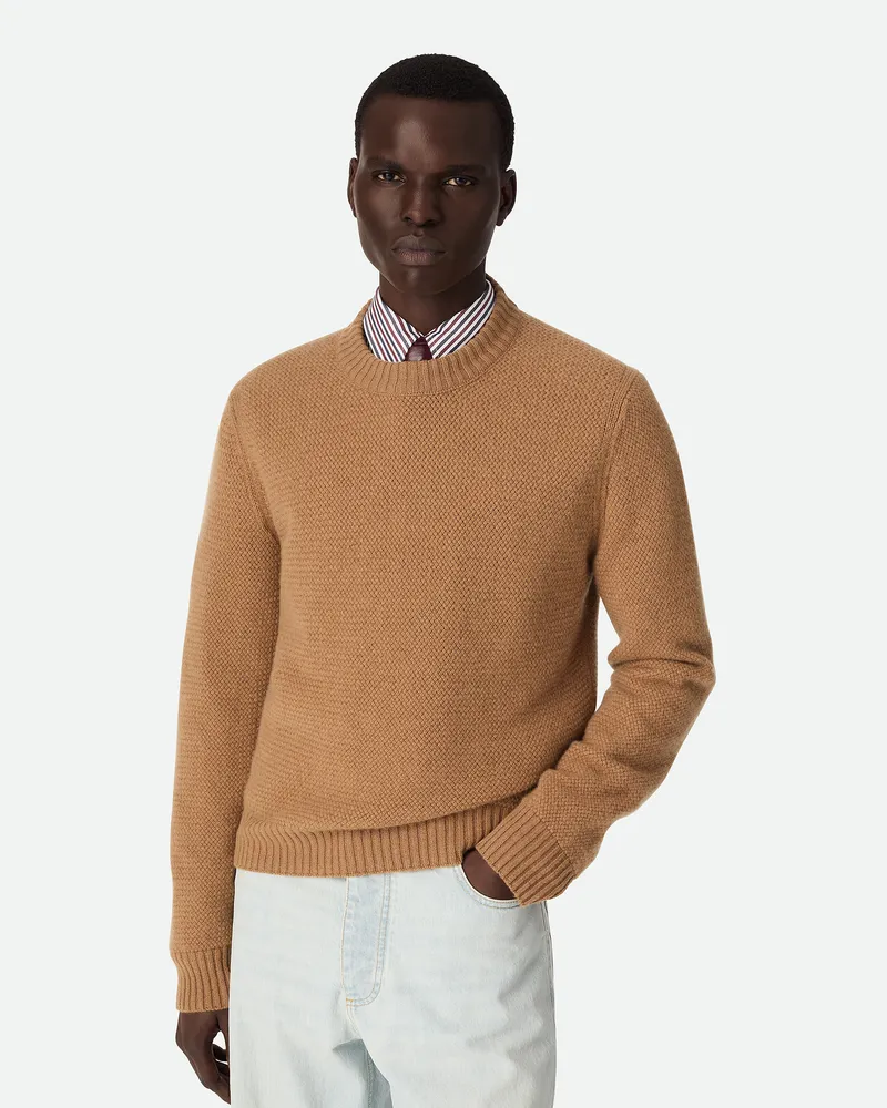 Bottega Veneta Kachmirpullover Caramel