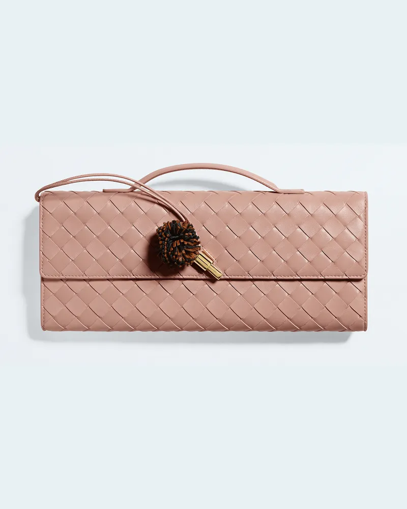 Bottega Veneta Andiamo Clutch-Rose - Damen Rose
