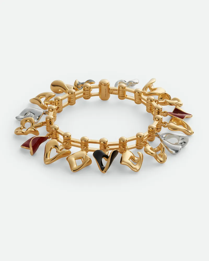 Bottega Veneta Cards Armband - Mehrfarbig - Damen 100 % Sterlingsilber Mehrfarbig