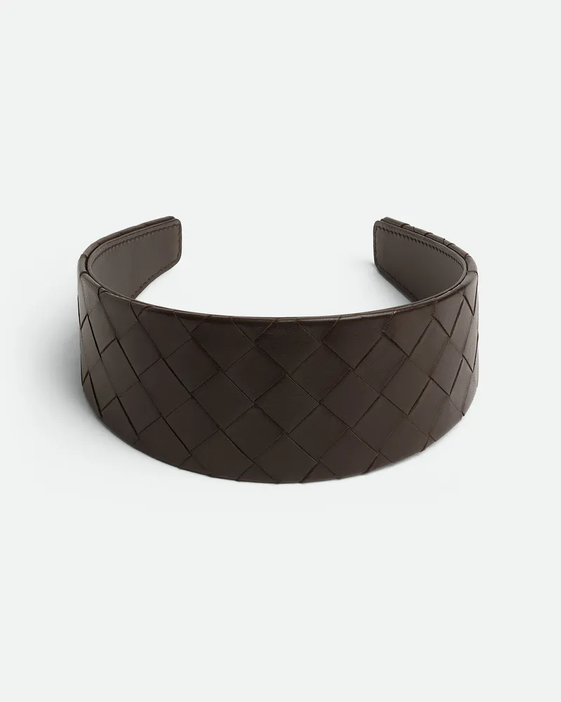 Bottega Veneta Intrecciato Stirnband-Braun - Unisex Braun