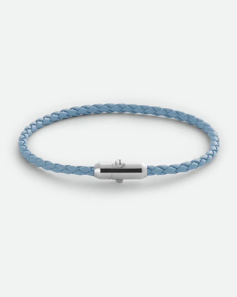 Bottega Veneta Lederarmband - Blau - Herren Blau