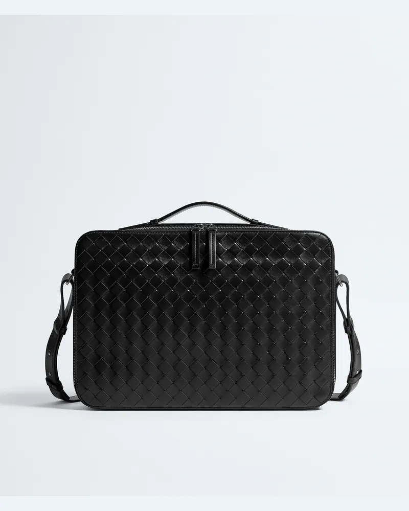 Bottega Veneta Schmale Getaway Aktentasche-Schwarz - Herren Schwarz
