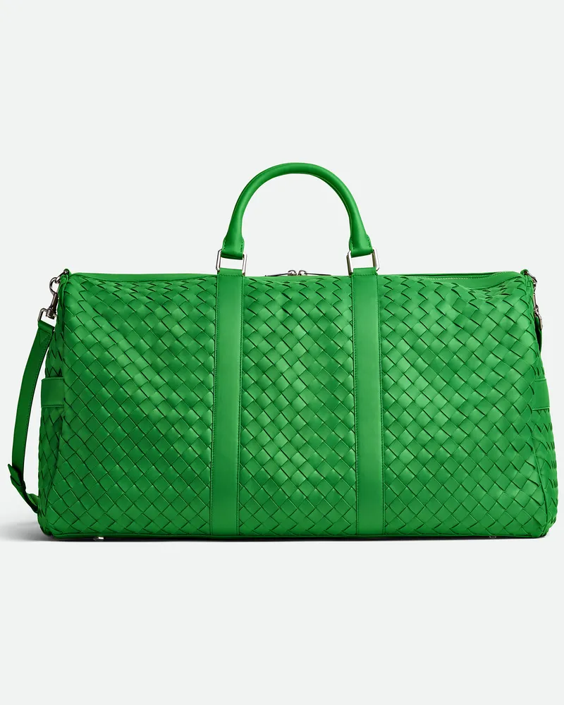 Bottega Veneta Grosse Intrecciato Reisetasche Parakeet