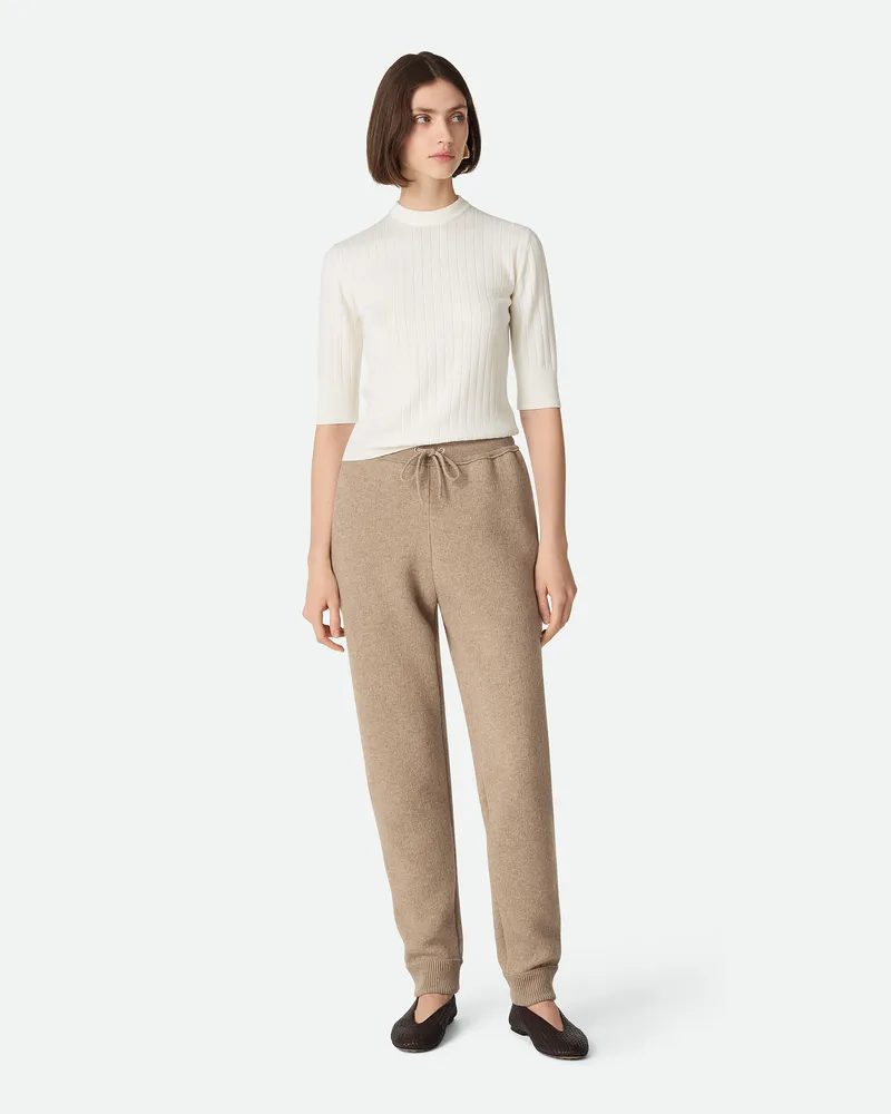 Bottega Veneta Kaschmir-hose Beige