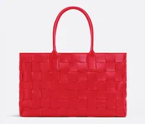 Maxi Tote Intreccio-Rot - Unisex