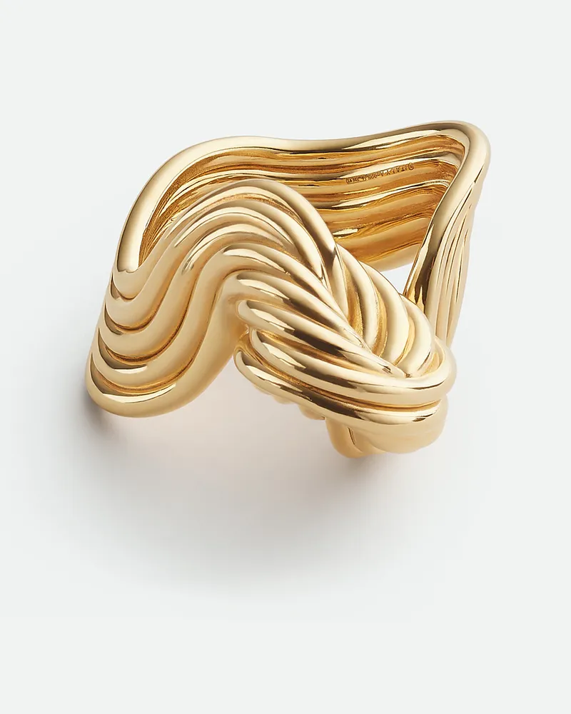 Bottega Veneta Slice Ring - Gold - Damen - 15 - 100% Sterlingsilber Gold