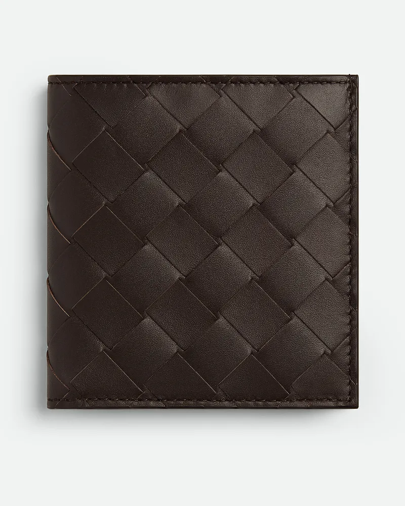 Bottega Veneta Slim Intrecciato Bifold Portemonnaie Fondant