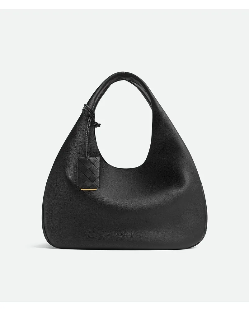 Bottega Veneta Große Campana - Schwarz - Damen - 100 % Kalbsleder Schwarz