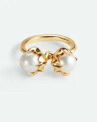 Bottega Veneta Sphere Ring Natural