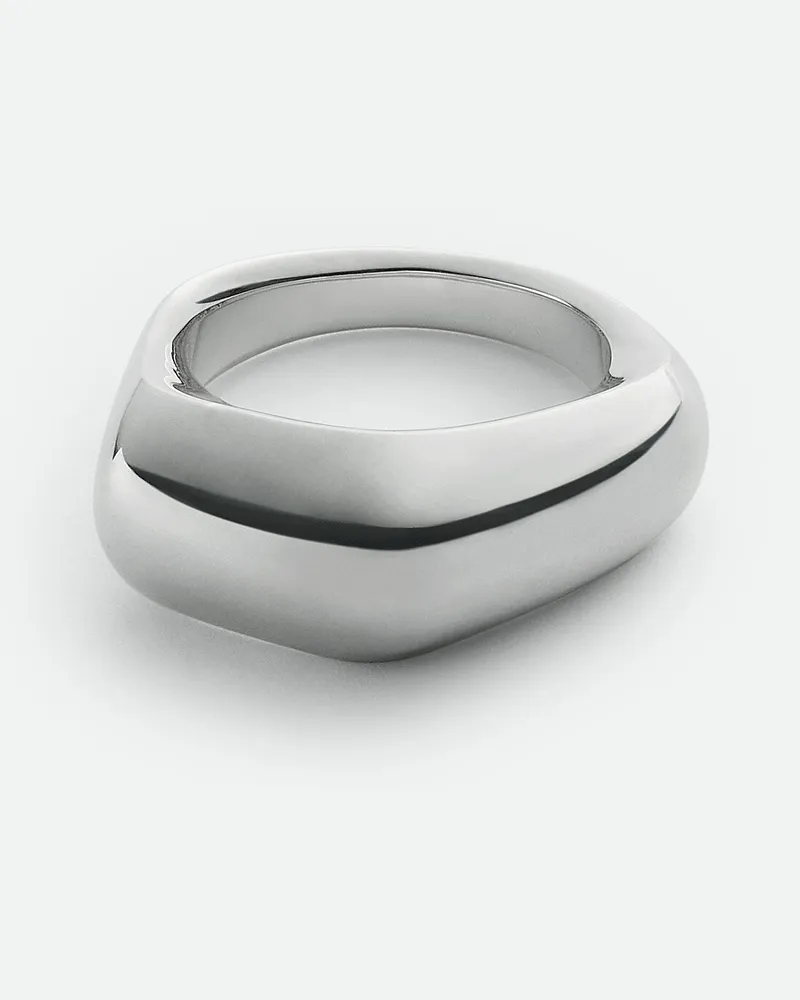 Bottega Veneta Kleiner Fin Ring Silver