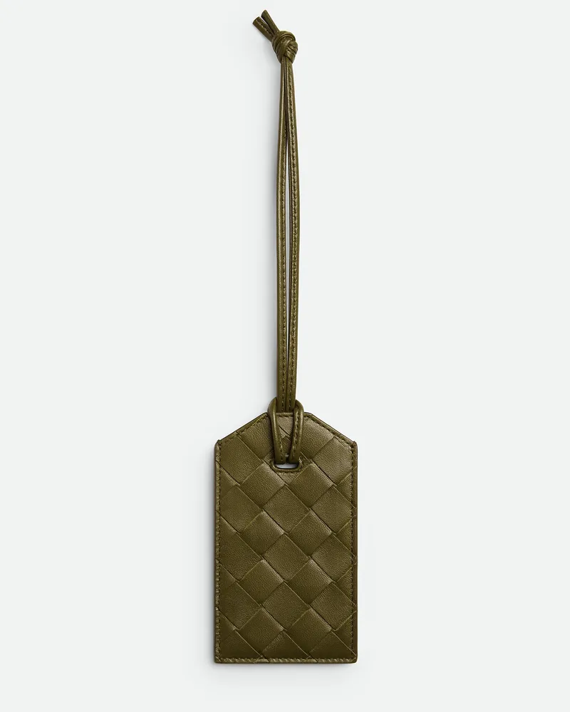 Bottega Veneta Intrecciato Gepäckanhänger Olive
