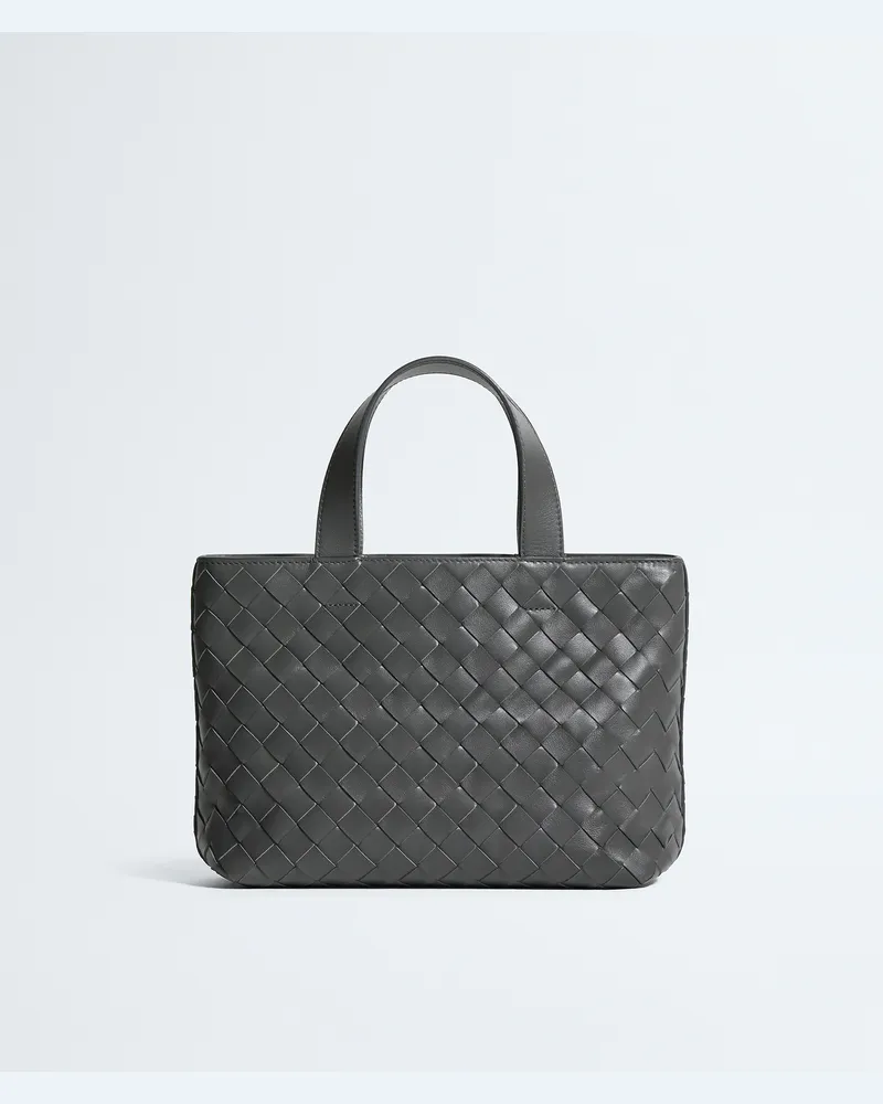 Bottega Veneta Mini Intrecciato Tote mit Zip-Grau - Herren Grau