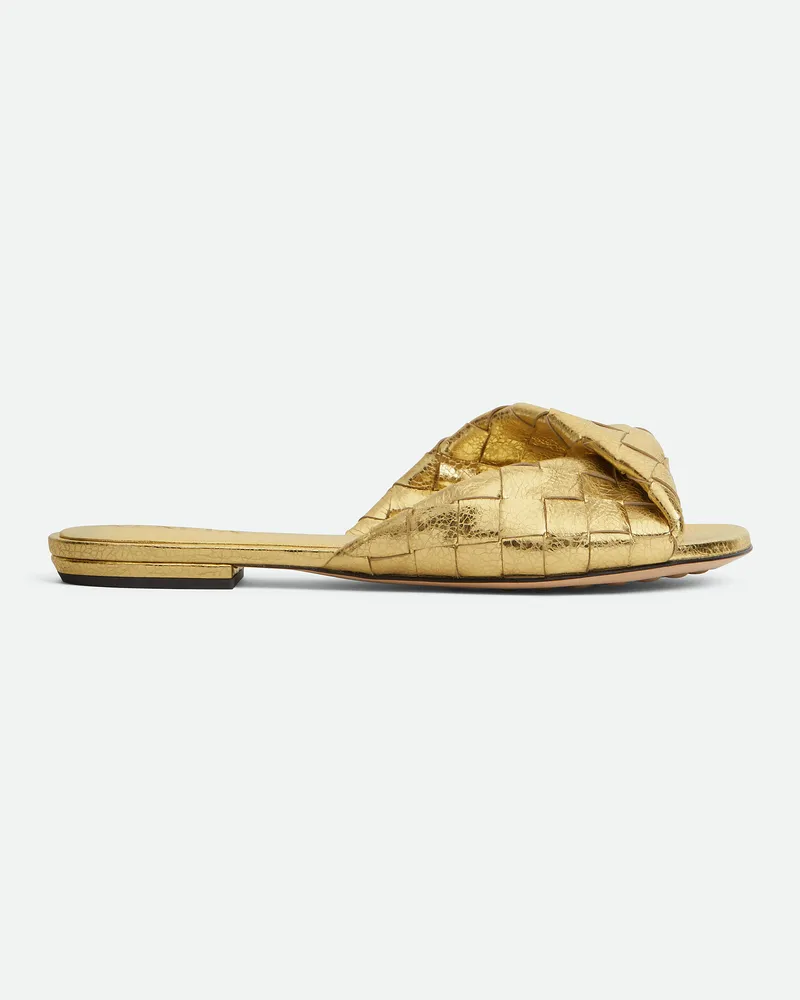 Bottega Veneta Flache Blink Mules - Gold - Damen 100 % Lammleder Gold