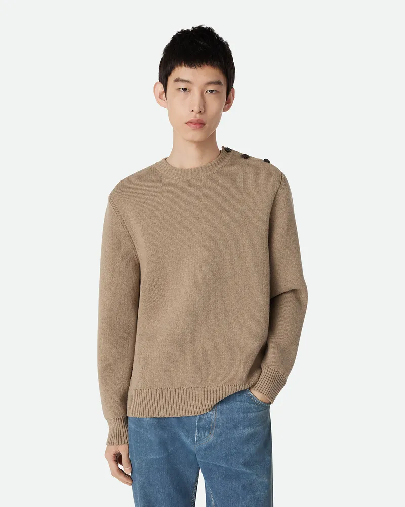Bottega Veneta Pullover Aus Kompakter Wolle Sparrow