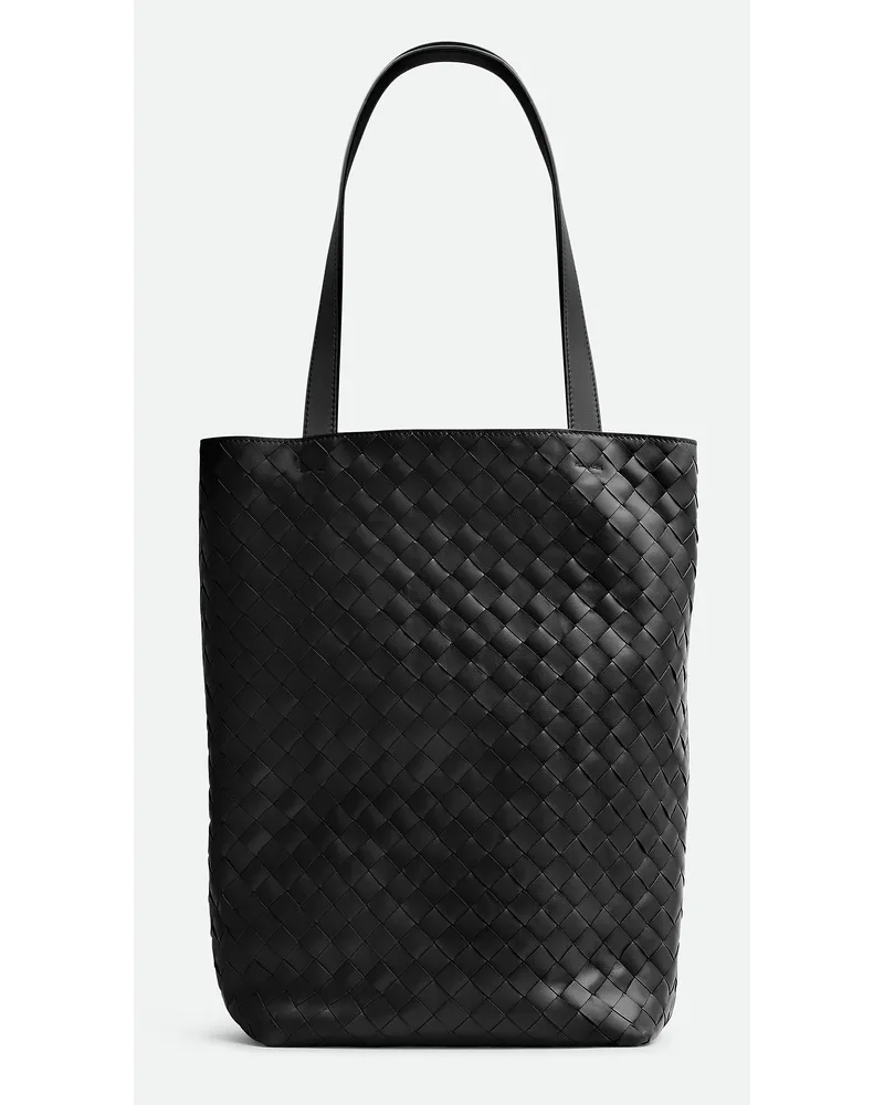 Bottega Veneta Kleine Intrecciato Northsoth Tote Bag Black