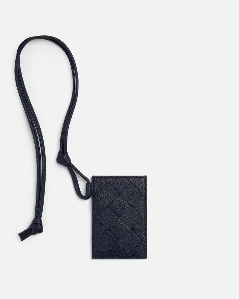 Bottega Veneta Intrecciato Ausweisetui - Blau - Herren - 100% Kalbsleder Blau